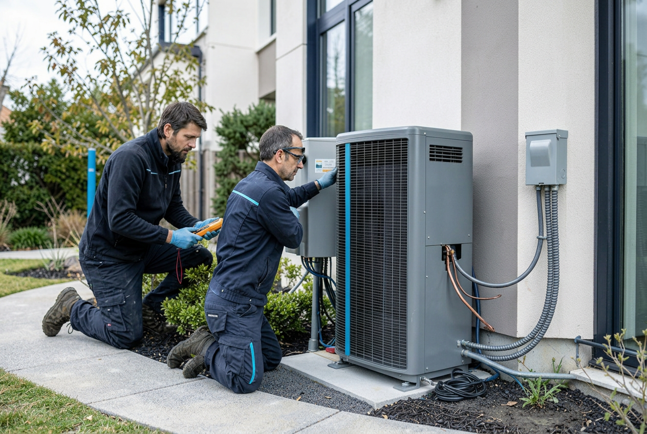 AC replacement work in progress